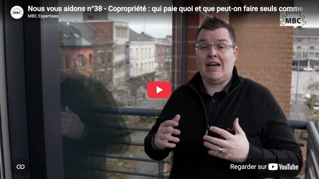 Travaux en copropriété : vidéo de Michaël Bayet, expert en bâtiment (MBC Expertises)